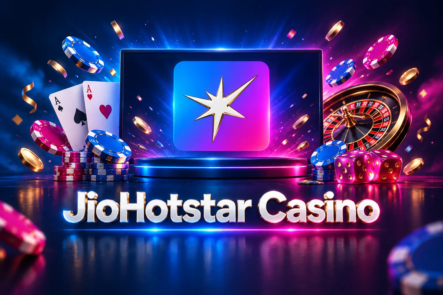 JioHotstar Casino welcome offer banner showing a 150% match to ₹30,000 and 150 free spins